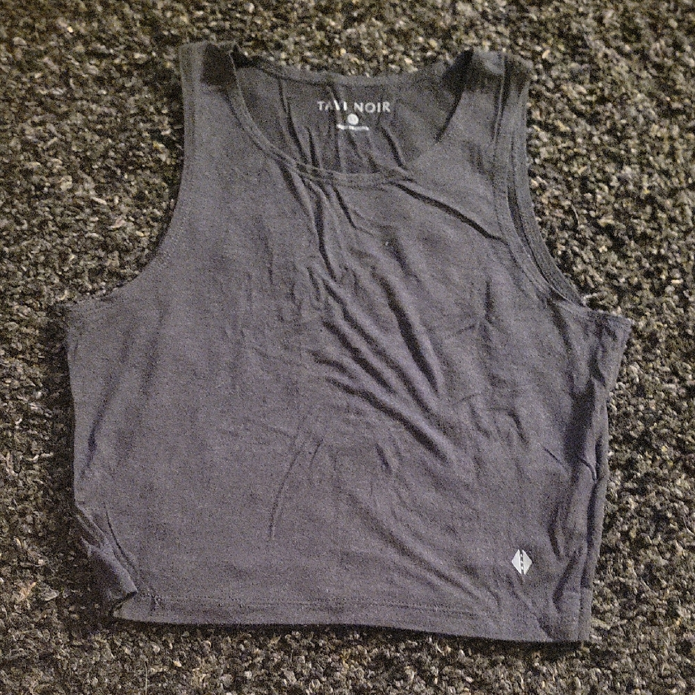 Tavi Noir Black Crop Top